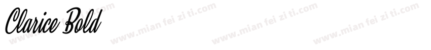 Clarice Bold 粗体字体转换